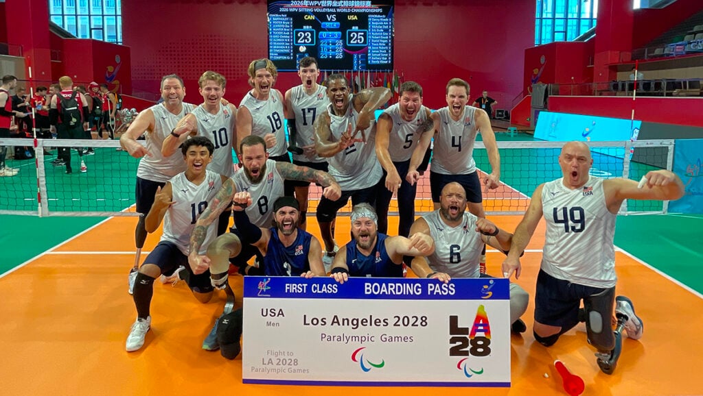 LA28 Bound! U.S. Men’s Sitting Clinches Paralympic Bid with Round of 16 Win at 2026 Worlds