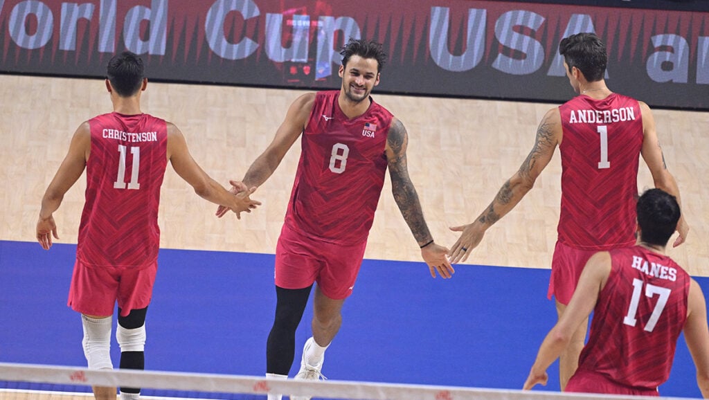U.S. Men Serve and Block Their Way Past Brazil at 2026 VNL Week Three