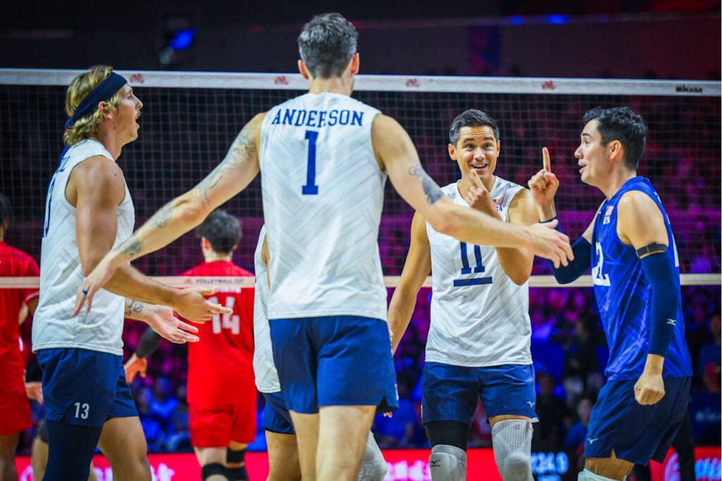 U.S. Men to Play for 2026 VNL Gold After Dramatic Win over Previously Unbeaten Japan