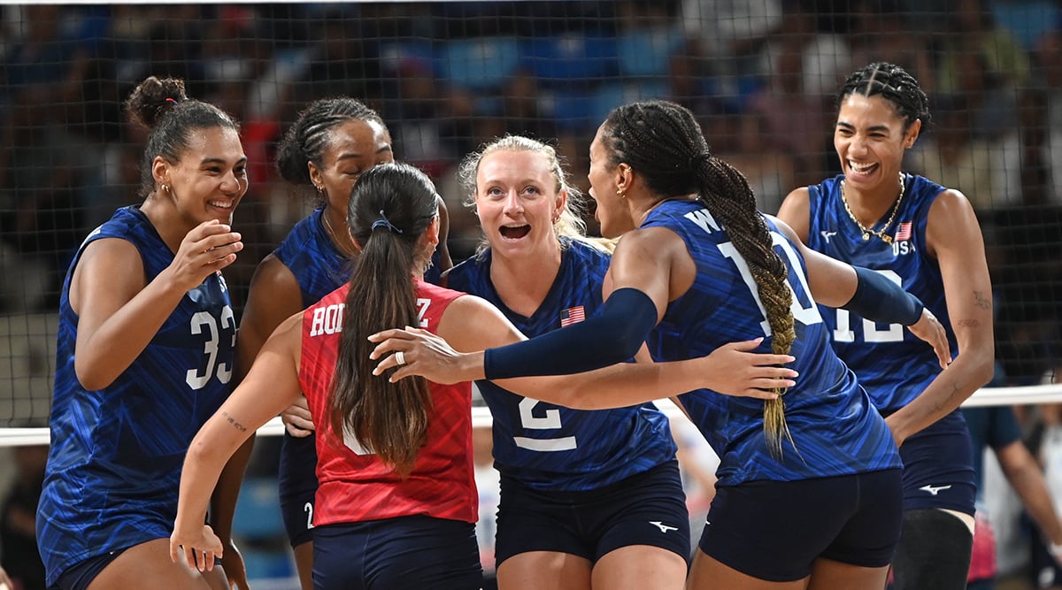 The U.S. team celebrates