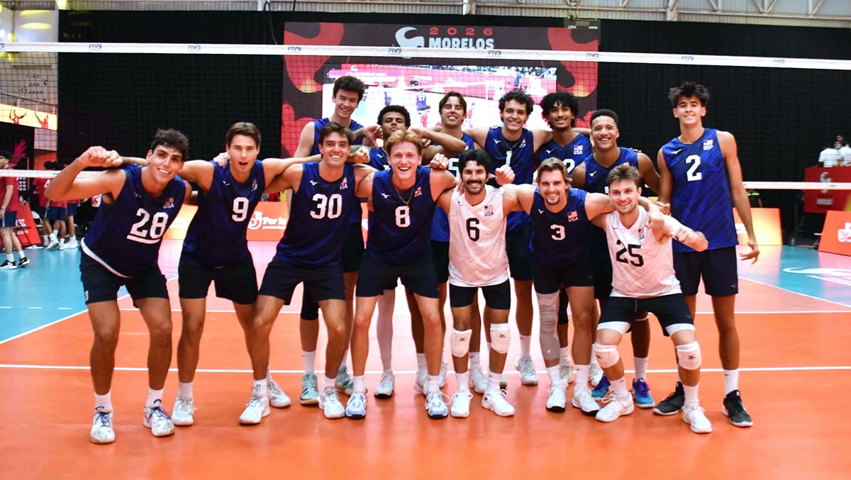 The U.S. Men's National Team celebrates a win